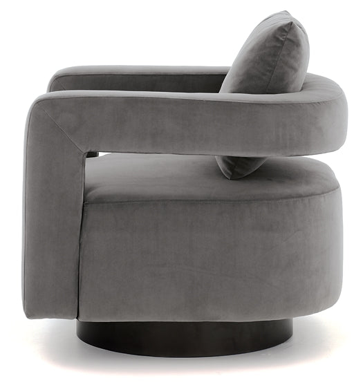 Alcoma Swivel Accent Chair Rent Wise Rent To Own Jacksonville, Florida