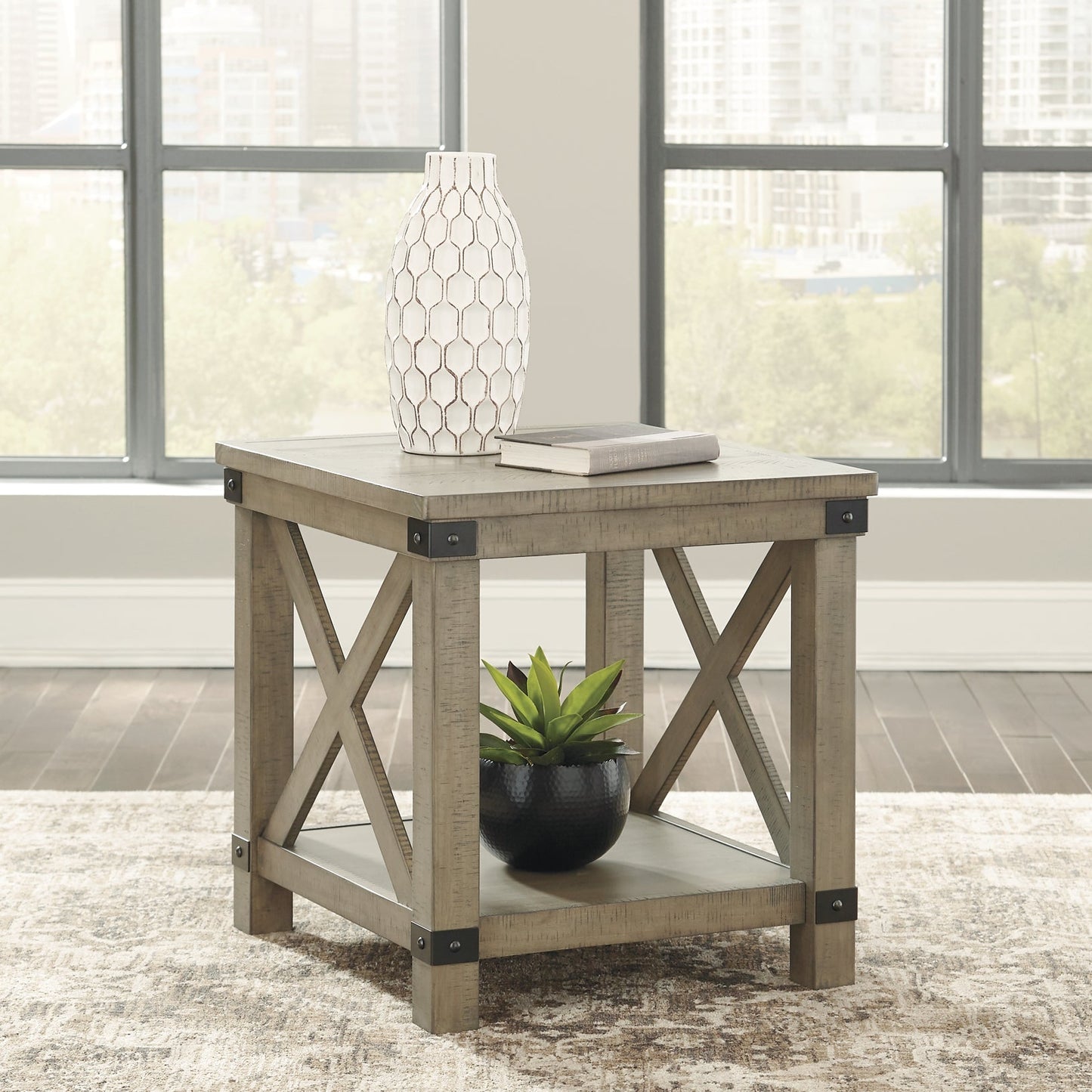 Aldwin Rectangular End Table Rent Wise Rent To Own Jacksonville, Florida