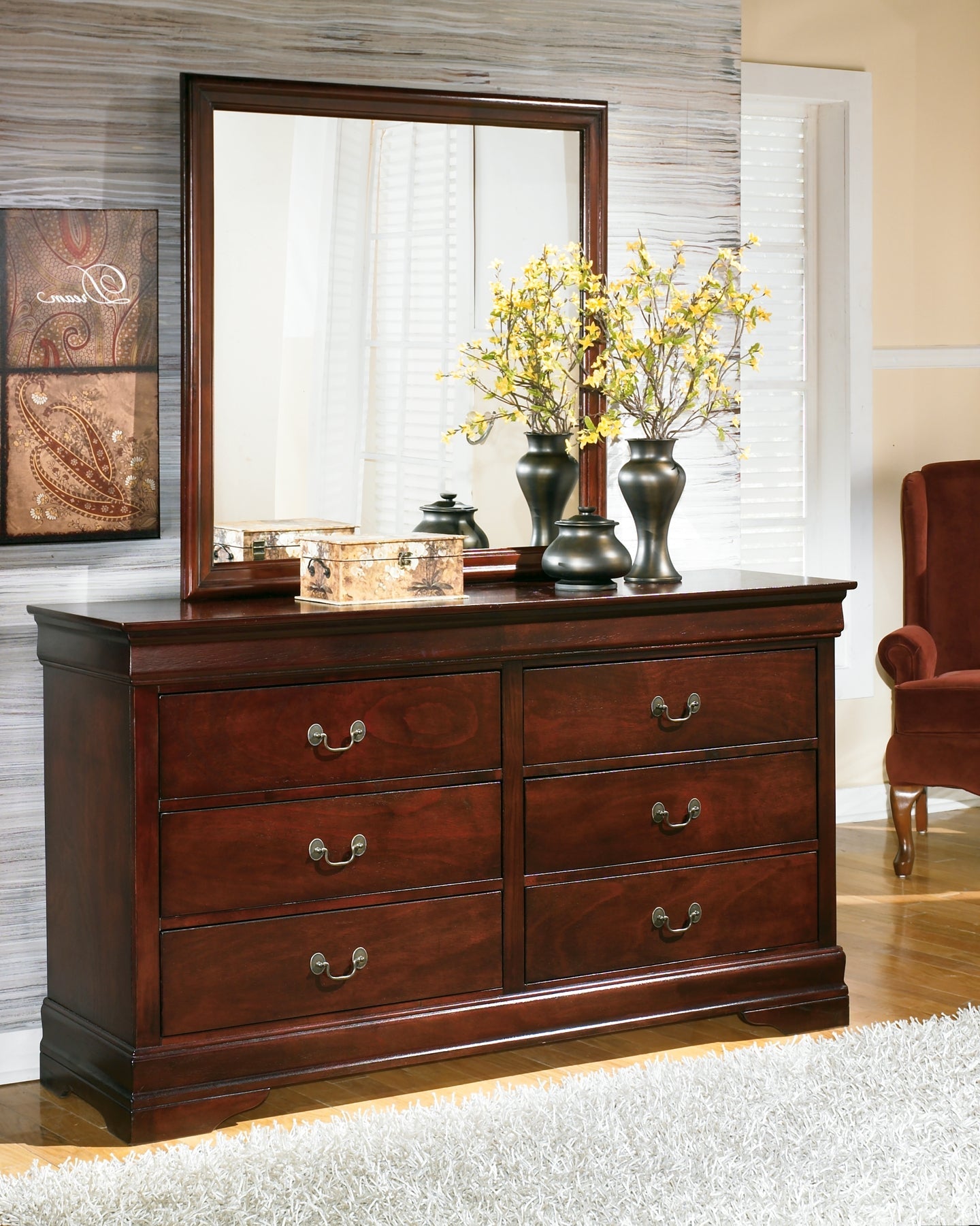 Alisdair Dresser and Mirror Rent Wise Rent To Own Jacksonville, Florida