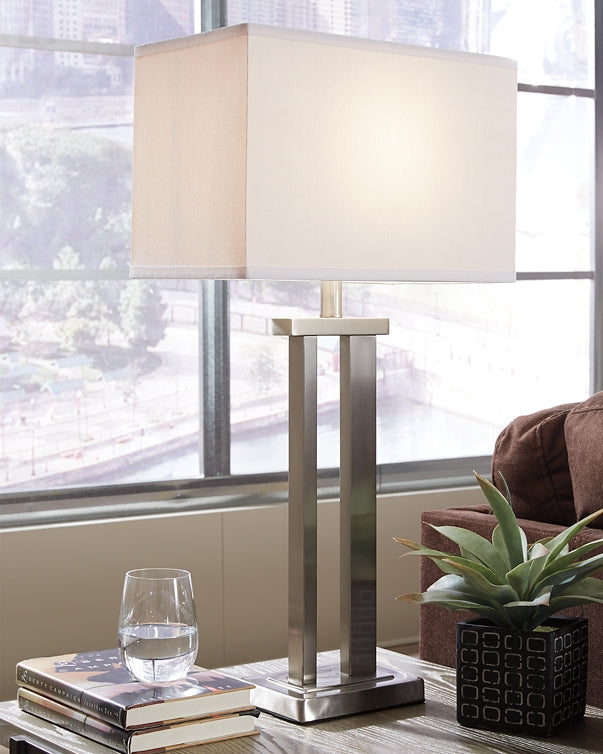 Aniela Metal Table Lamp (2/CN) Rent Wise Rent To Own Jacksonville, Florida