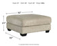 Ardsley Oversized Accent Ottoman Rent Wise Rent To Own Jacksonville, Florida