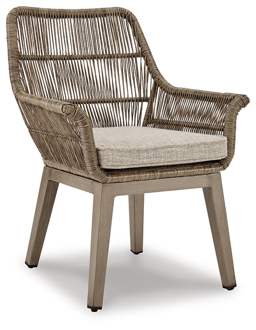Beach Front Arm Chair With Cushion (2/CN) Rent Wise Rent To Own Jacksonville, Florida