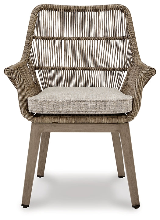 Beach Front Arm Chair With Cushion (2/CN) Rent Wise Rent To Own Jacksonville, Florida