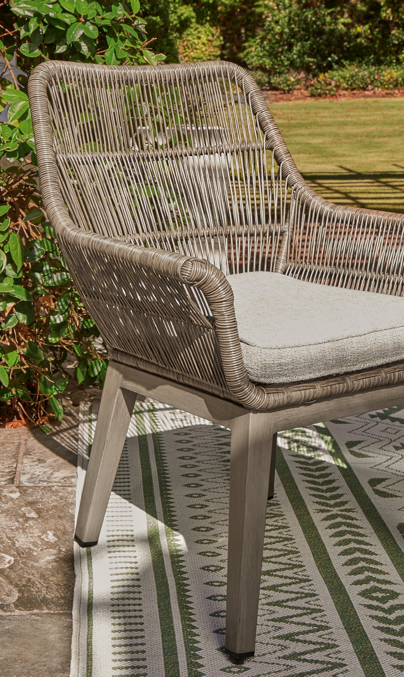 Beach Front Arm Chair With Cushion (2/CN) Rent Wise Rent To Own Jacksonville, Florida
