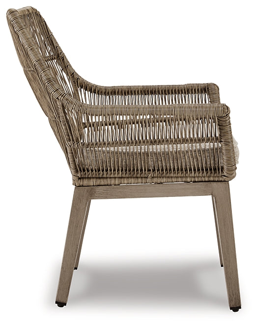 Beach Front Arm Chair With Cushion (2/CN) Rent Wise Rent To Own Jacksonville, Florida