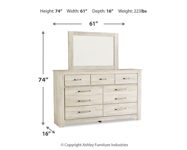 Bellaby Dresser and Mirror Rent Wise Rent To Own Jacksonville, Florida