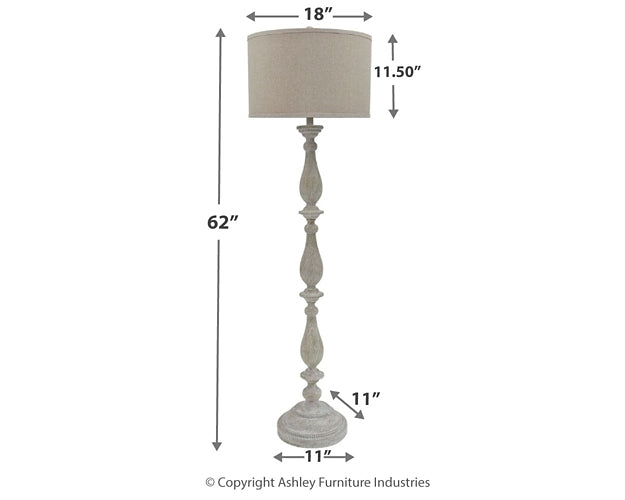 Bernadate Poly Floor Lamp (1/CN) Rent Wise Rent To Own Jacksonville, Florida