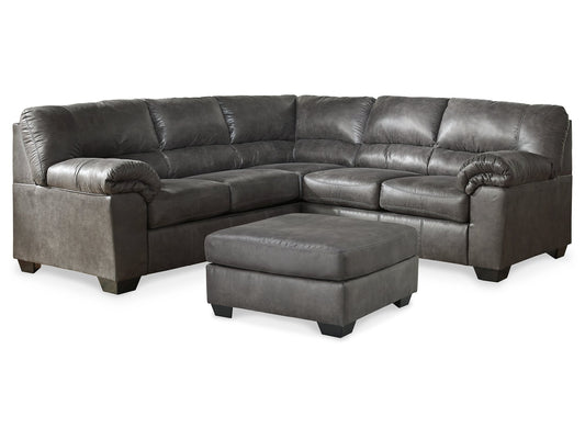 Bladen 2-Piece Sectional with Ottoman Rent Wise Rent To Own Jacksonville, Florida