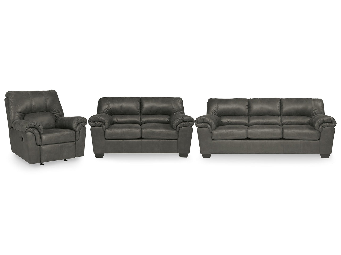 Bladen Sofa, Loveseat and Recliner Rent Wise Rent To Own Jacksonville, Florida