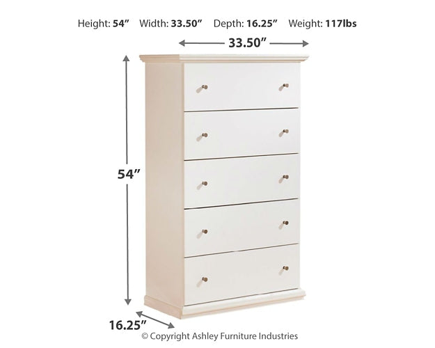 Bostwick Shoals Five Drawer Chest Rent Wise Rent To Own Jacksonville, Florida