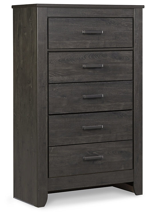 Brinxton Full Panel Bed with Mirrored Dresser and Chest Rent Wise Rent To Own Jacksonville, Florida