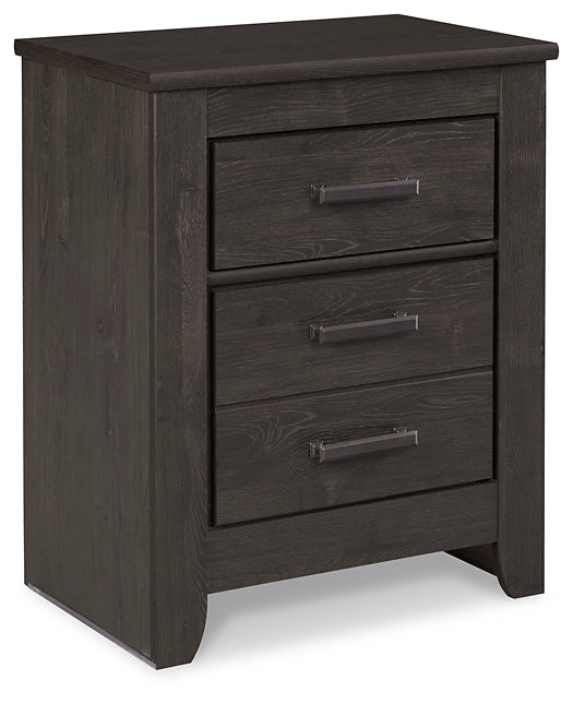 Brinxton Queen Panel Bed with Mirrored Dresser and Chest Rent Wise Rent To Own Jacksonville, Florida