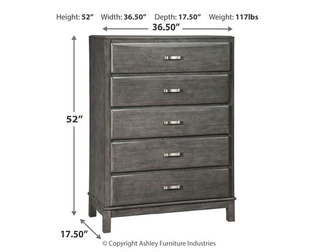 Caitbrook Five Drawer Chest Rent Wise Rent To Own Jacksonville, Florida