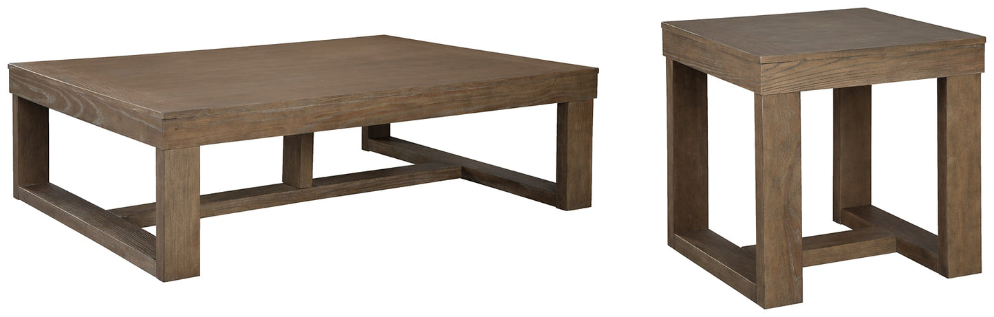 Cariton Coffee Table with 1 End Table Rent Wise Rent To Own Jacksonville, Florida