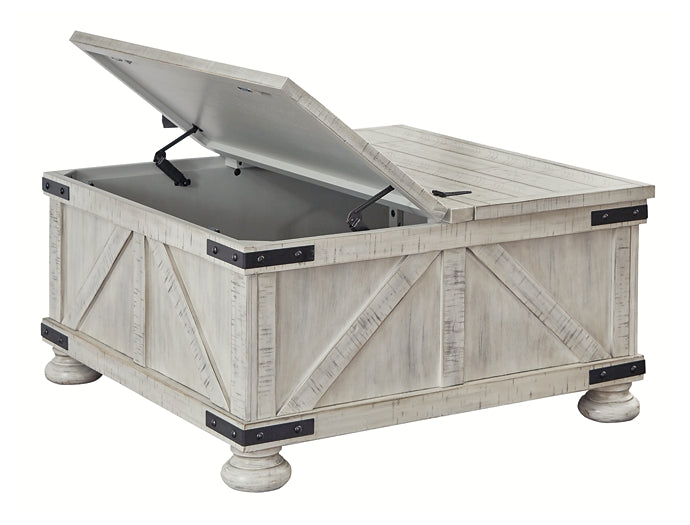 Carynhurst Cocktail Table with Storage Rent Wise Rent To Own Jacksonville, Florida