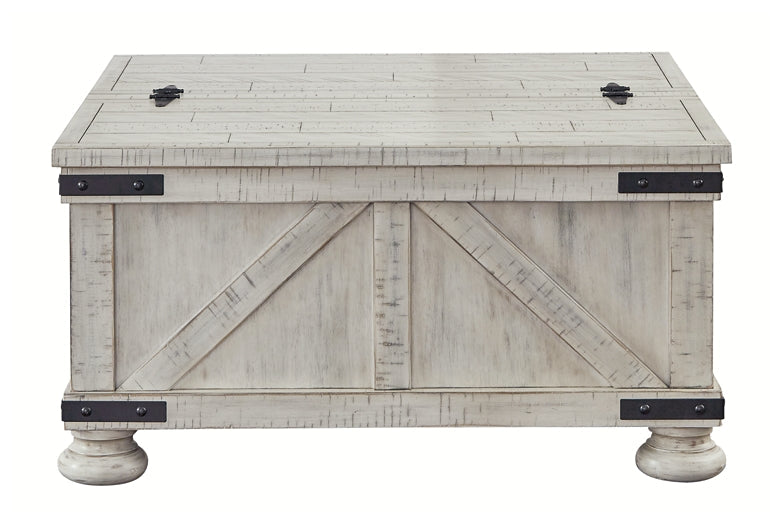 Carynhurst Cocktail Table with Storage Rent Wise Rent To Own Jacksonville, Florida
