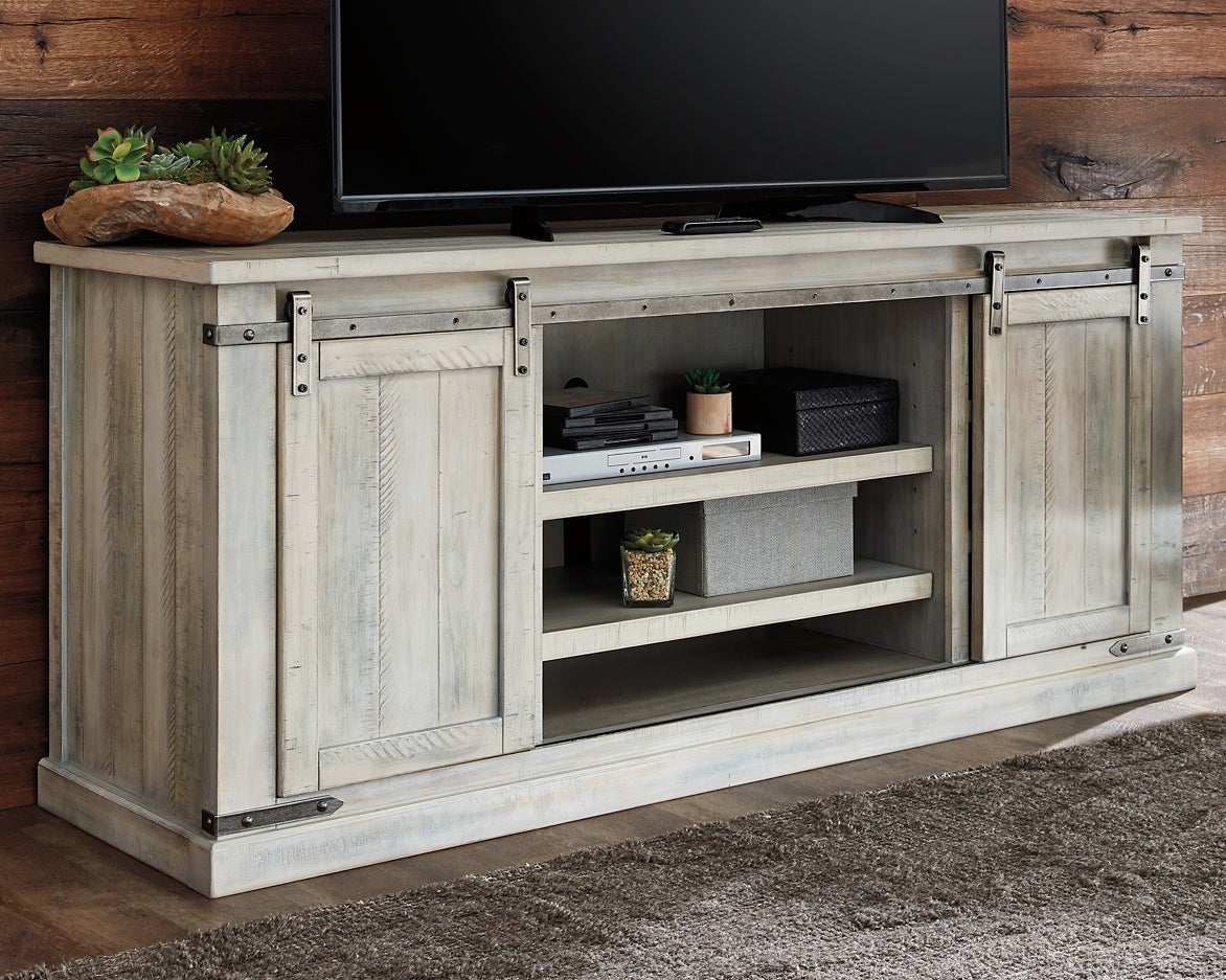 Carynhurst Extra Large TV Stand Rent Wise Rent To Own Jacksonville, Florida