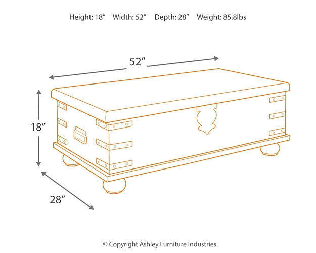 Carynhurst Lift Top Cocktail Table Rent Wise Rent To Own Jacksonville, Florida