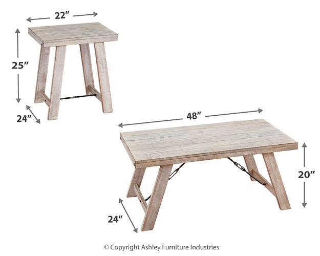 Carynhurst Occasional Table Set (3/CN) Rent Wise Rent To Own Jacksonville, Florida