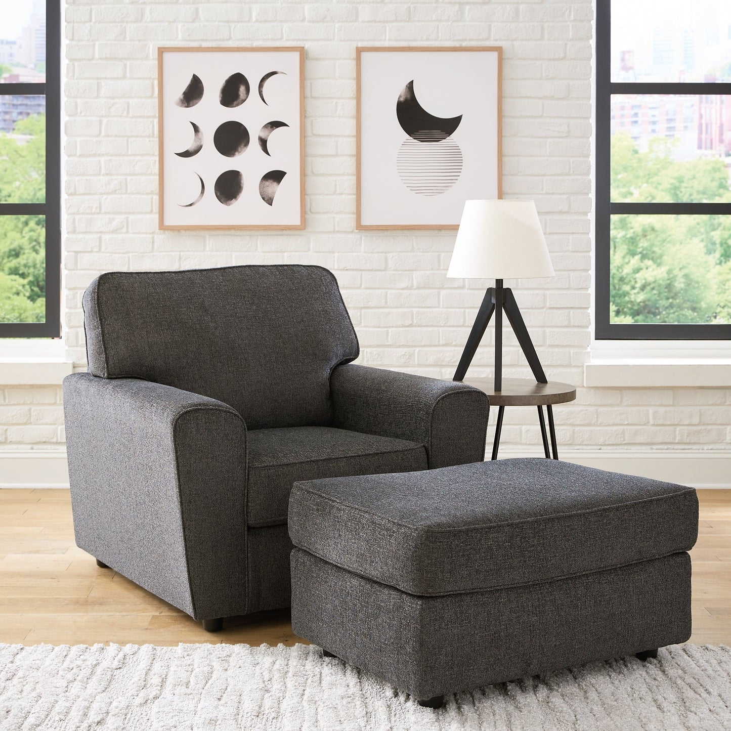 Cascilla Sofa, Loveseat, Chair and Ottoman Rent Wise Rent To Own Jacksonville, Florida