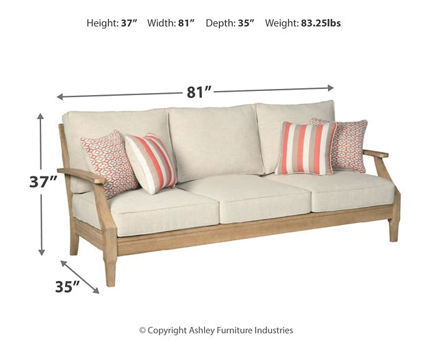Clare View Sofa with Cushion Rent Wise Rent To Own Jacksonville, Florida