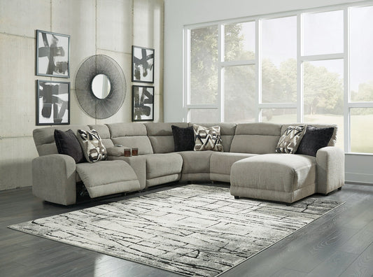 Colleyville 6-Piece Power Reclining Sectional with Chaise Rent Wise Rent To Own Jacksonville, Florida