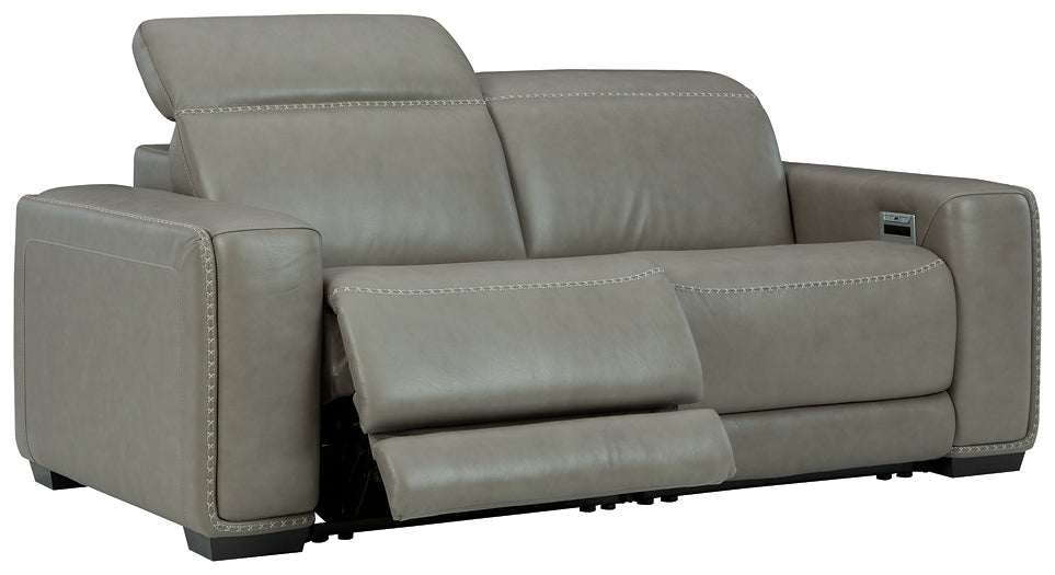 Correze 2-Piece Power Reclining Sectional Rent Wise Rent To Own Jacksonville, Florida