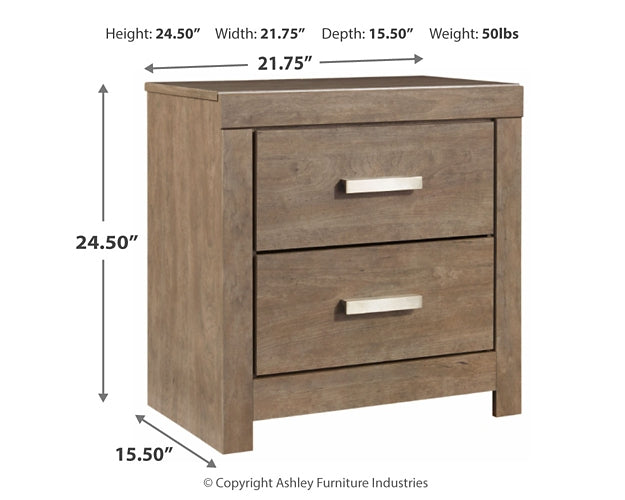 Culverbach Full Panel Bed with Mirrored Dresser, Chest and 2 Nightstands Rent Wise Rent To Own Jacksonville, Florida