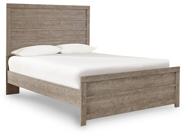 Culverbach Full Panel Bed with Mirrored Dresser, Chest and 2 Nightstands Rent Wise Rent To Own Jacksonville, Florida