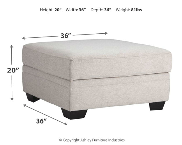 Dellara Ottoman With Storage Rent Wise Rent To Own Jacksonville, Florida