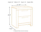 Derekson Two Drawer Night Stand Rent Wise Rent To Own Jacksonville, Florida