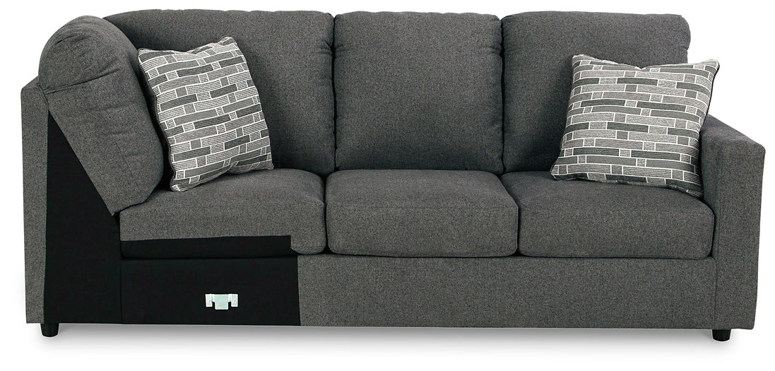 Edenfield 3-Piece Sectional with Ottoman Rent Wise Rent To Own Jacksonville, Florida