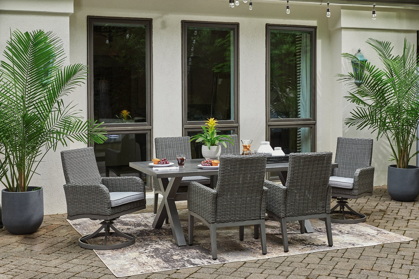 Elite Park Outdoor Dining Table and 6 Chairs Rent Wise Rent To Own Jacksonville, Florida