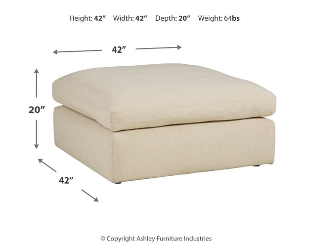 Elyza 5-Piece Sectional with Ottoman Rent Wise Rent To Own Jacksonville, Florida