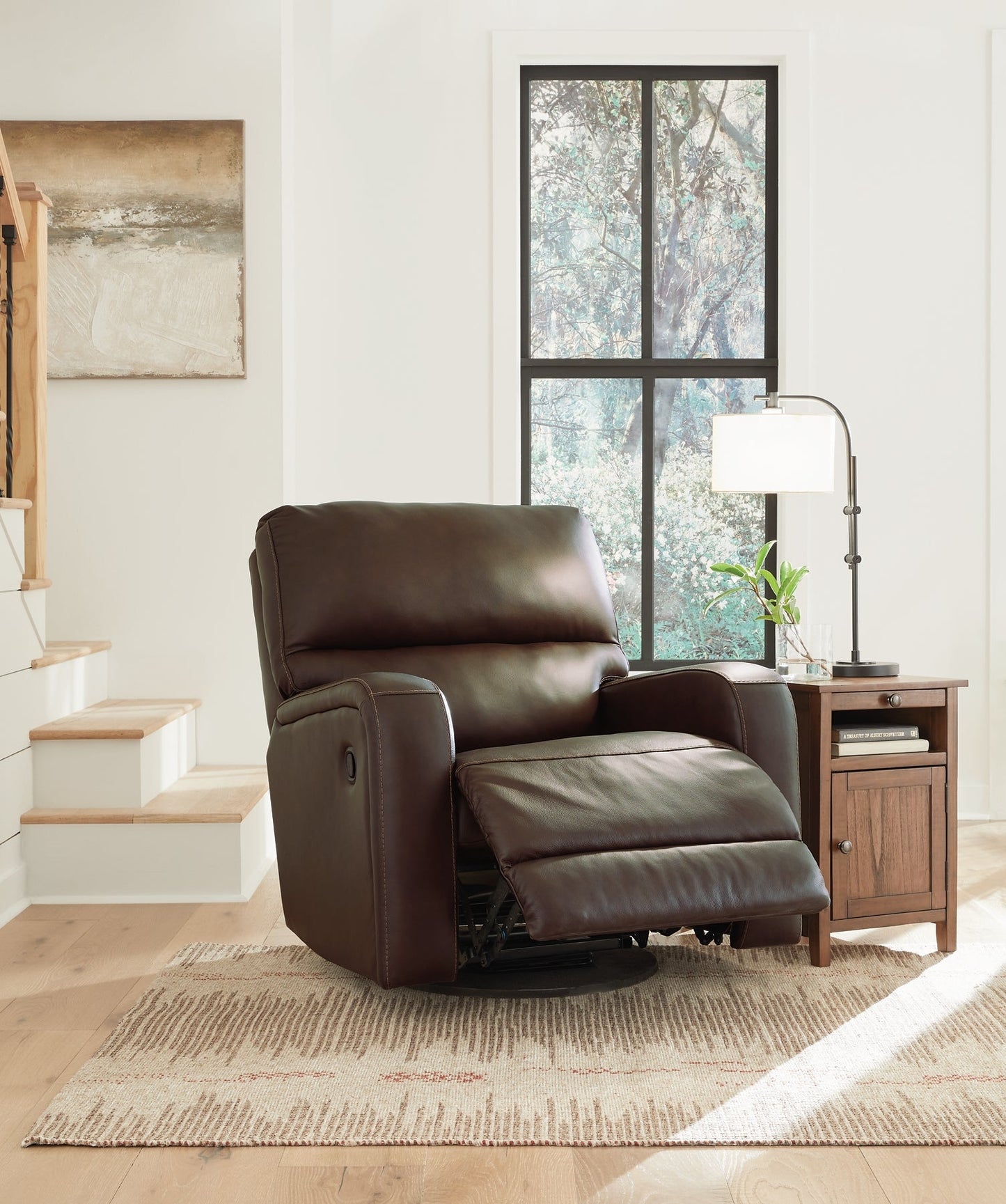 Emberla Swivel Glider Recliner Rent Wise Rent To Own Jacksonville, Florida