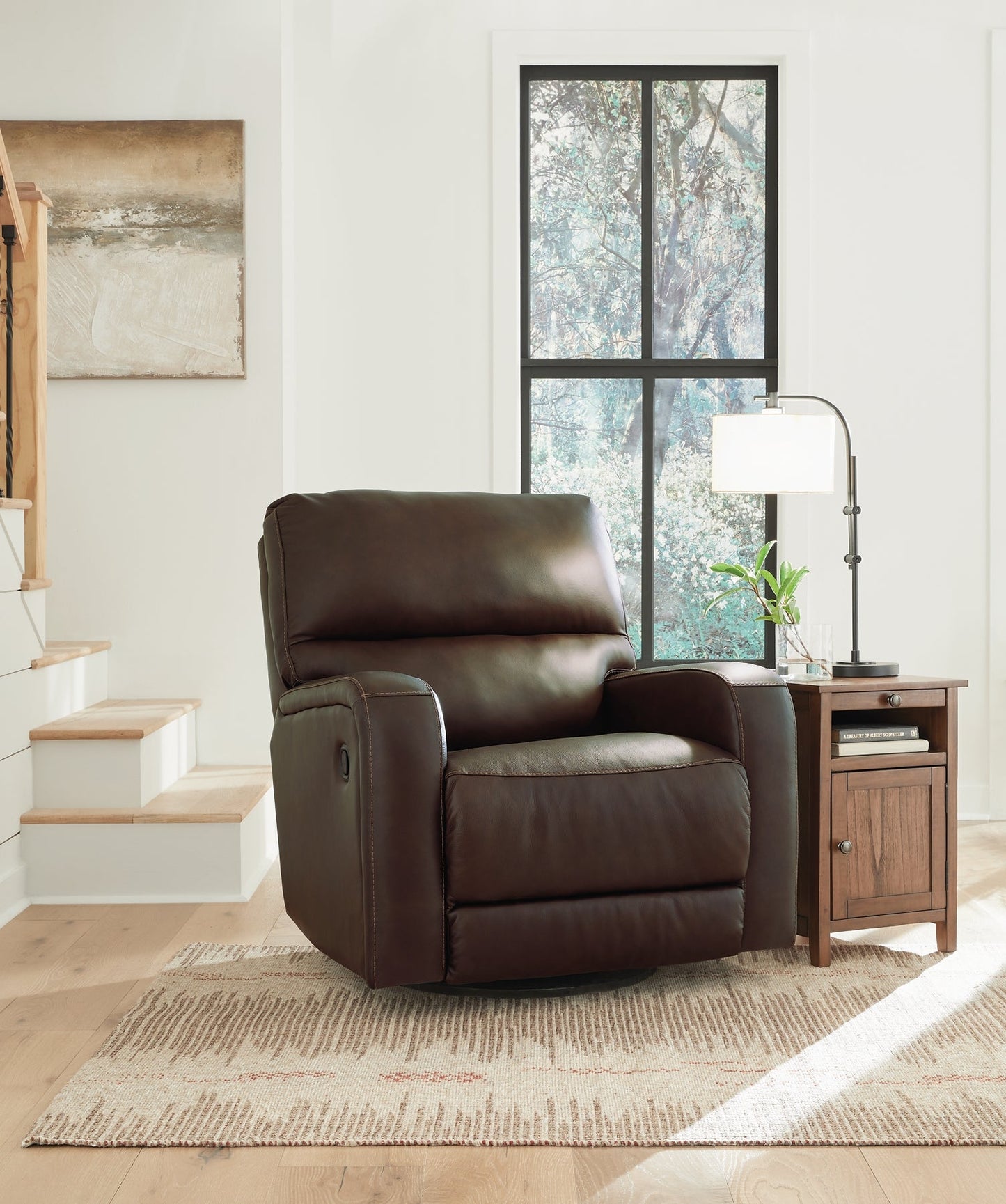 Emberla Swivel Glider Recliner Rent Wise Rent To Own Jacksonville, Florida