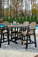 Fairen Trail Outdoor Bar Table and 4 Barstools Rent Wise Rent To Own Jacksonville, Florida