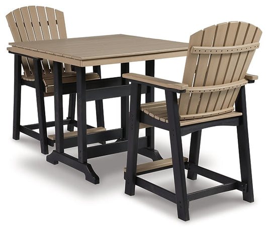 Fairen Trail Outdoor Counter Height Dining Table and 2 Barstools Rent Wise Rent To Own Jacksonville, Florida