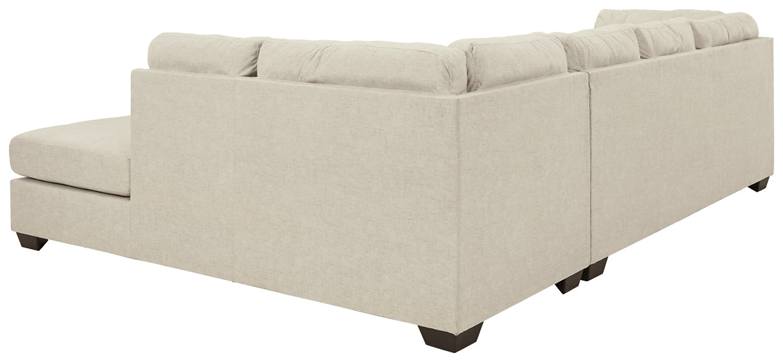 Falkirk 2-Piece Sectional with Ottoman Rent Wise Rent To Own Jacksonville, Florida
