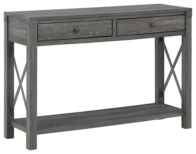 Freedan Console Sofa Table Rent Wise Rent To Own Jacksonville, Florida