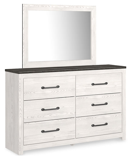 Gerridan King Panel Bed with Mirrored Dresser, Chest and 2 Nightstands Rent Wise Rent To Own Jacksonville, Florida
