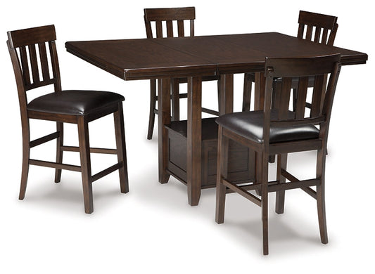Haddigan Counter Height Dining Table and 4 Barstools Rent Wise Rent To Own Jacksonville, Florida