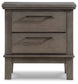 Hallanden Two Drawer Night Stand Rent Wise Rent To Own Jacksonville, Florida