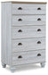 Haven Bay Five Drawer Chest Rent Wise Rent To Own Jacksonville, Florida