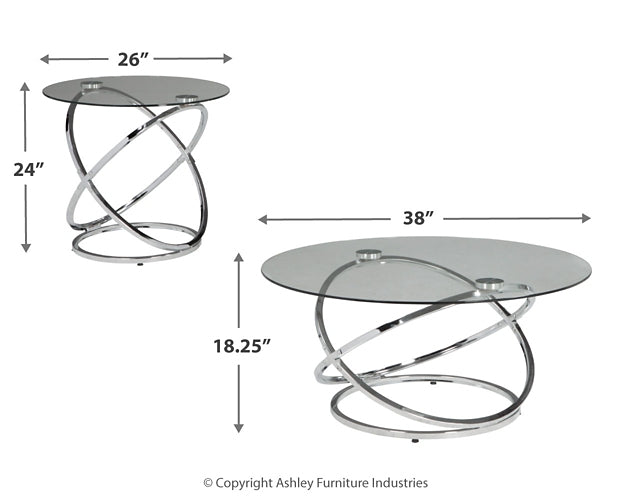 Hollynyx Occasional Table Set (3/CN) Rent Wise Rent To Own Jacksonville, Florida