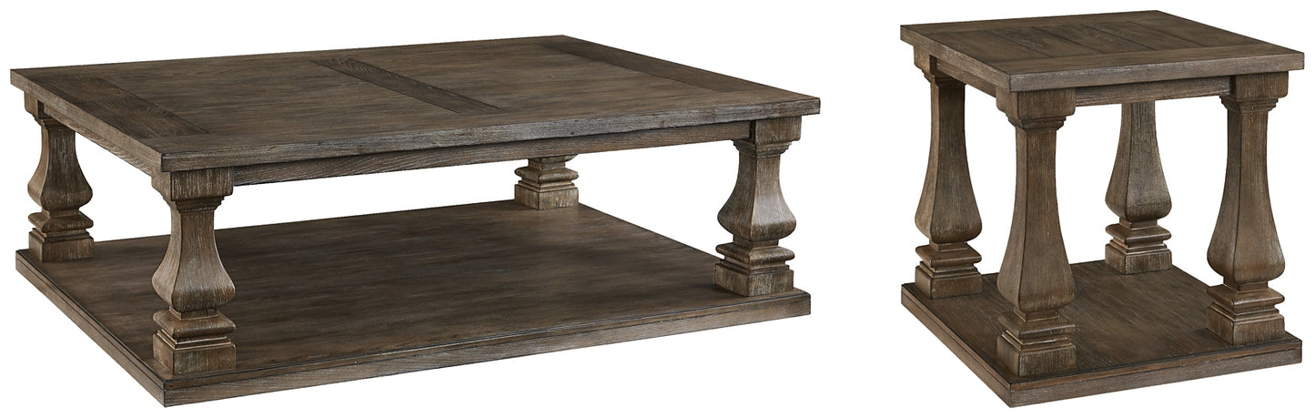 Johnelle Coffee Table with 1 End Table Rent Wise Rent To Own Jacksonville, Florida