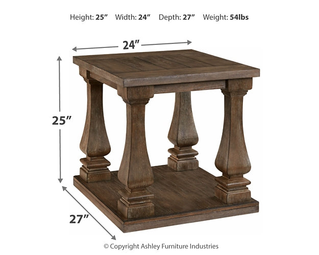 Johnelle Coffee Table with 1 End Table Rent Wise Rent To Own Jacksonville, Florida