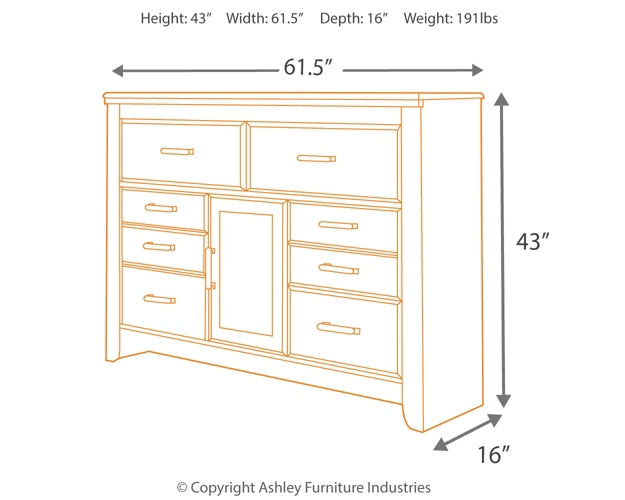 Juararo Queen Poster Bed with Mirrored Dresser and Chest Rent Wise Rent To Own Jacksonville, Florida
