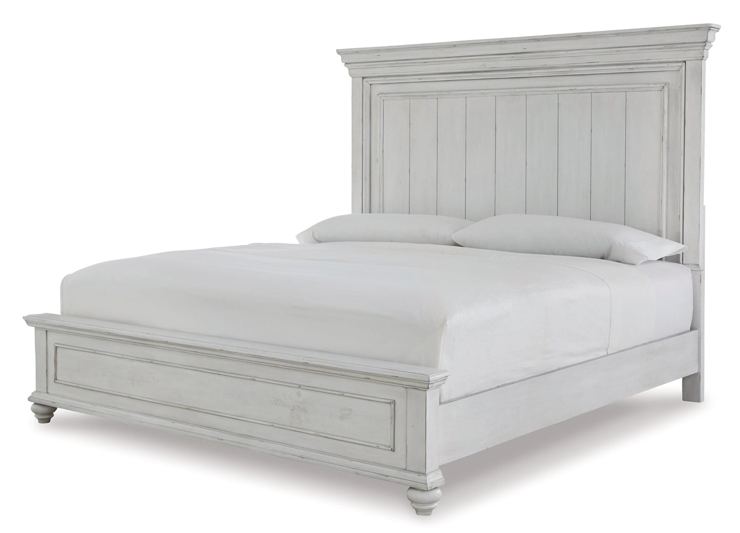 Kanwyn Queen Panel Bed with Mirrored Dresser and 2 Nightstands Rent Wise Rent To Own Jacksonville, Florida