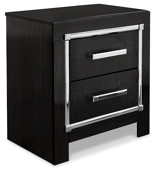 Kaydell Queen Panel Bed with Storage with Mirrored Dresser, Chest and Nightstand Rent Wise Rent To Own Jacksonville, Florida